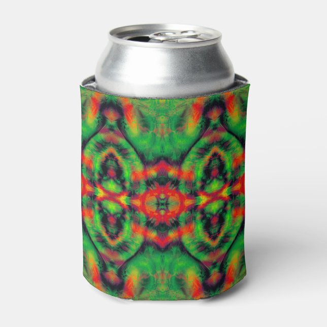 Digital Art Cool Modern Abstract Can Cooler (Can Front)