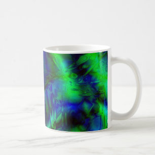 Digital Art Cool Modern Abstract Pattern Coffee Mug