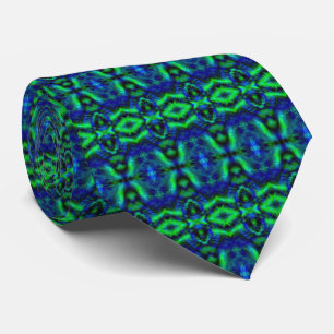 Digital Art Cool Modern Abstract Pattern Tie