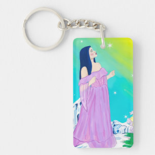 Digital Art Keychain