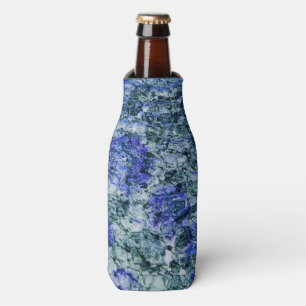 Digital art of blue watercolor abstract background bottle cooler