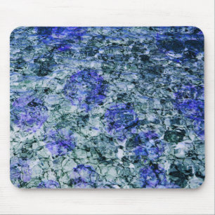 Digital art of blue watercolor abstract background mouse pad