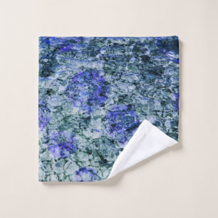 Digital art of blue watercolor abstract background wash cloth