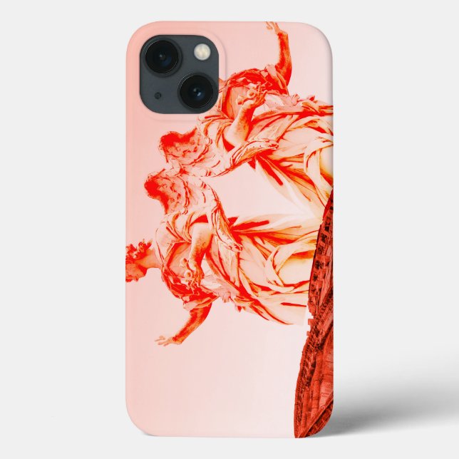 Digital art of Colosseum and statues / sculptures Case-Mate iPhone Case (Back)