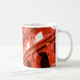 Digital art of Colosseum and statues / sculptures Coffee Mug