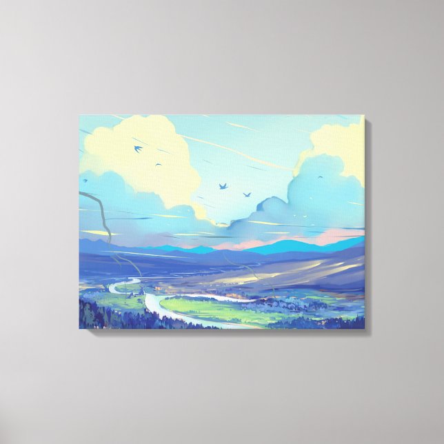 Digital Art Premium Wrapped Canvas (Gloss) (Front)