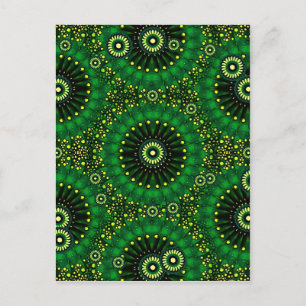 Digital Artistic Background Postcard