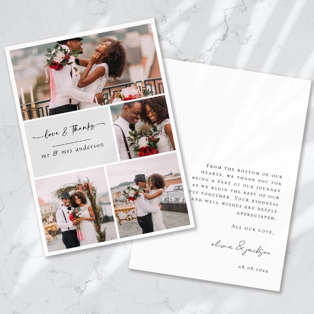 [Digital Available] Photo Wedding Thank You Cards (Creator Uploaded)