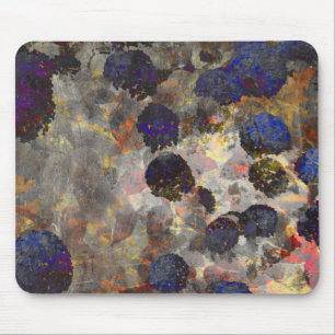 Digital background art of floral / flower pattern mouse pad