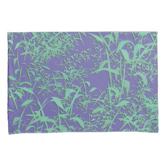 Digital Bamboo Leaves Pillowcase