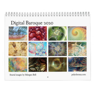 Digital Baroque 2020 Fractal Calendar