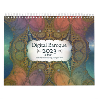 Digital Baroque 2023 Fractal Calendar