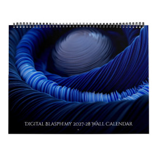 Digital Blasphemy 2027-28 Wall Calendar (24 Month)