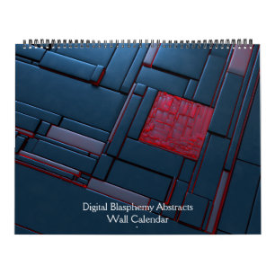 Digital Blasphemy Abstracts Wall Calendar