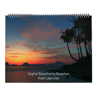 Digital Blasphemy Beaches Wall Calendar