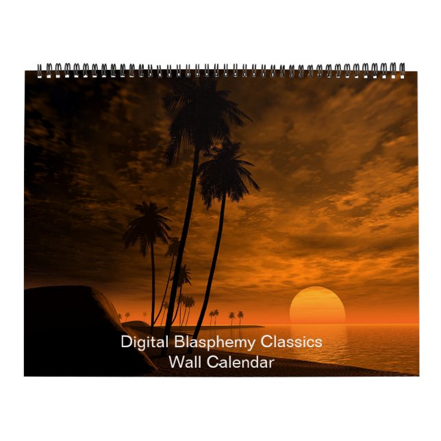 Digital Blasphemy Classics Wall Calendar (Cover)