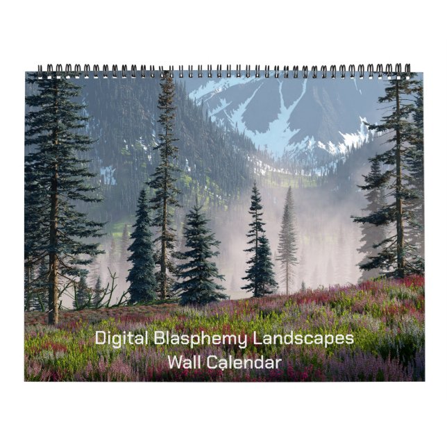 Digital Blasphemy Landscapes Wall Calendar (Cover)