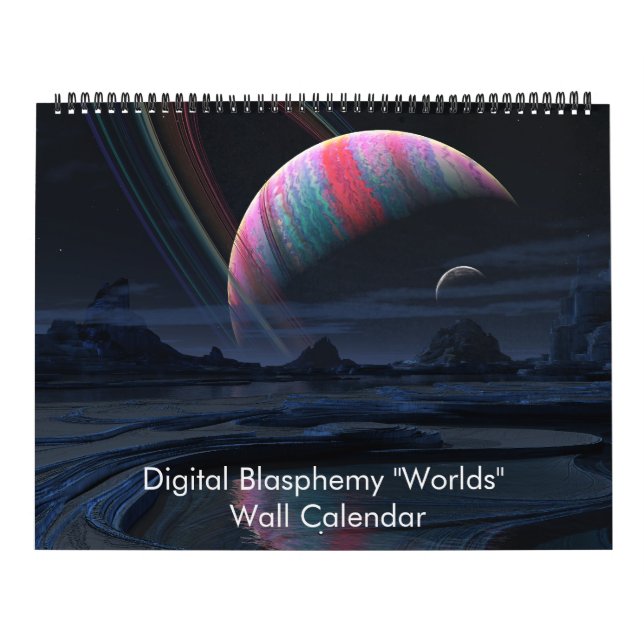 Digital Blasphemy "Worlds" Wall Calendar (Cover)