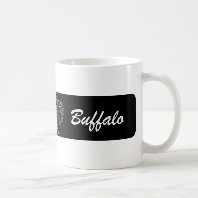 Digital Buffalo Coffee Mug (Right)