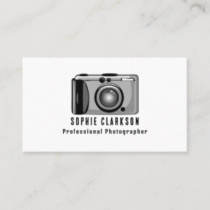 Digital Camera Icon, Photographer, Photography Business Card