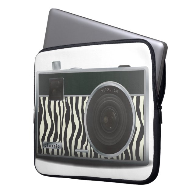 Digital Camera Laptop Sleeve (Front Left)
