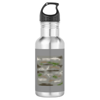 Digital Camo 18 oz water bottle