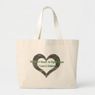 Digital Camo Heart Bag
