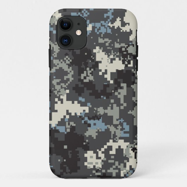 Digital Camo iPhone Case (Back)