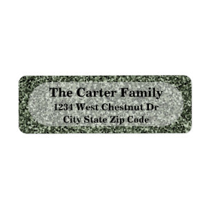 Digital camo office address return label