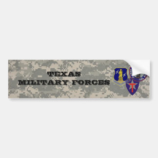 digital camo - TXSG -TX military forces Bumper Sticker