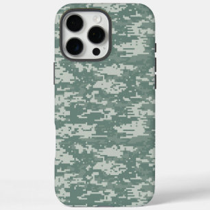 Digital Camouflage Army Woodland Camo iPhone 16 Pro Max Case