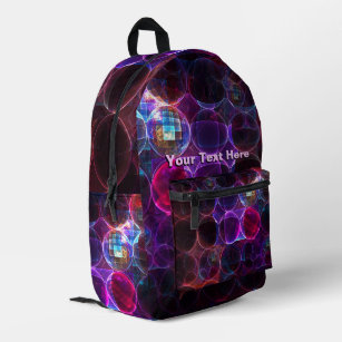Digital Cavitation Printed Backpack