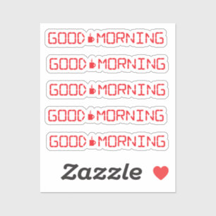 Digital Clock Good Morning Coffee Mug Early Birder