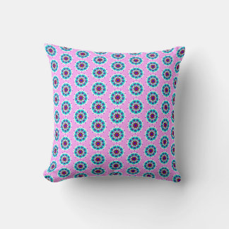 Digital Colourful Flower Cushion