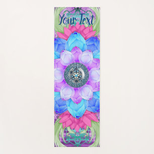 Digital Colourful Mandala Yoga Mat