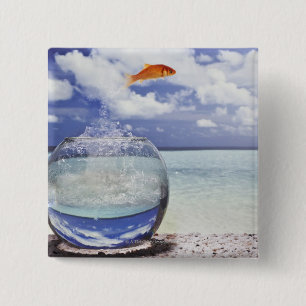 Digital composition 15 cm square badge
