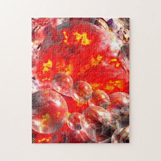 Digital Computer Art Abstract Modern Creative Jigsaw Puzzle (Vertical)