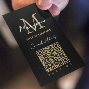 Digital Contact QR Code Business Logo Card