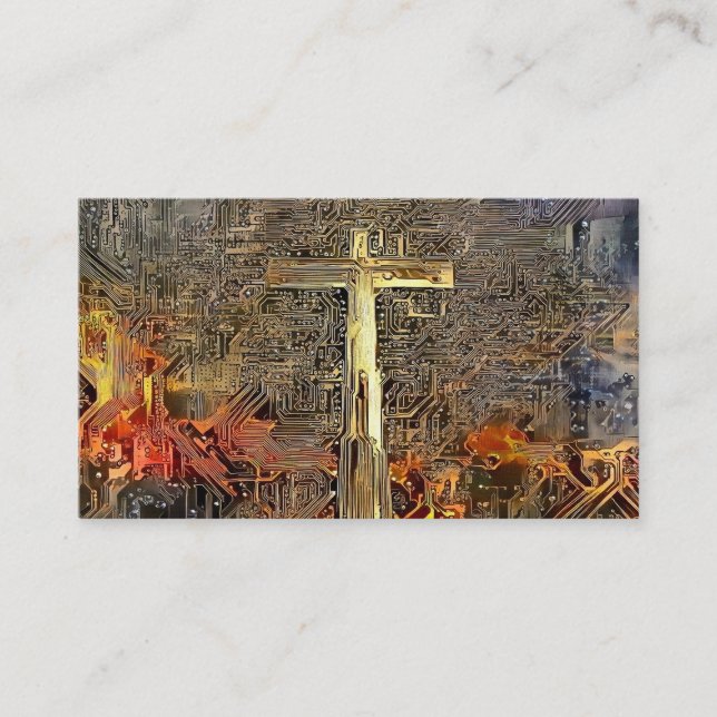 Digital Cross Business Card (Front)