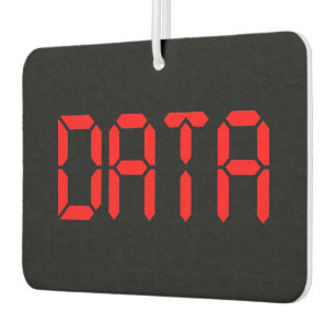 DIGITAL DATA CAR AIR FRESHENER