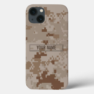 Digital Desert Camouflage Customisable iPhone 13 Case