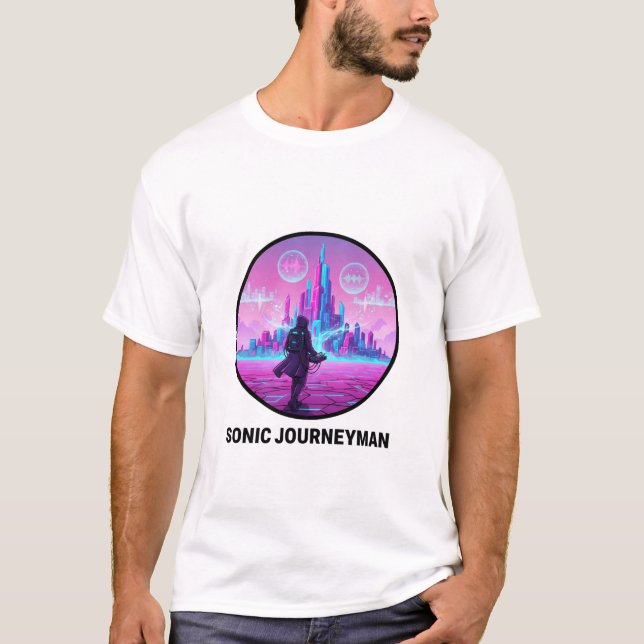 Digital Desert Wanderer DJ Tee (Front)