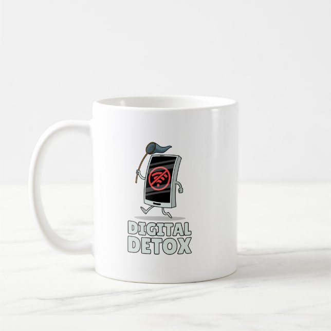 Digital detox coffee mug (Left)