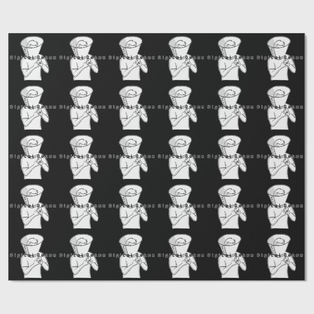 digital detox Treatment Wrapping Paper (Flat)