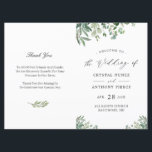Digital Download Eucalyptus Leaves Wedding Program<br><div class="desc">Digital Download Eucalyptus Leaves Wedding Program. With Zazzle's design tool, you can add your own personal touch to the invitation and make it truly unique. Digital download is also available, allowing you to easily print it out at home or share it with your friends and family on social media or...</div>