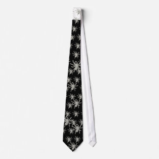 digital DzynR's "ALBINO TARANTULA" BLACK SUIT TIE