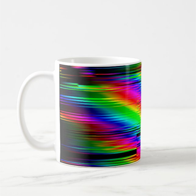 Digital effects. Multicolor abstract background. C Coffee Mug (Left)