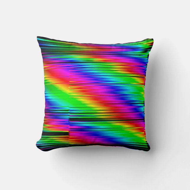 Digital effects. Multicolor abstract background. C Cushion (Front)