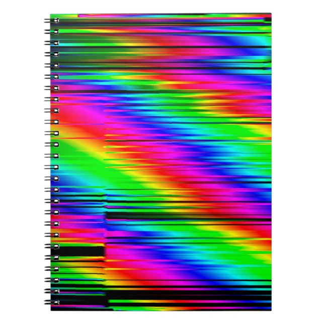 Digital effects. Multicolor abstract background. C Notebook (Front)