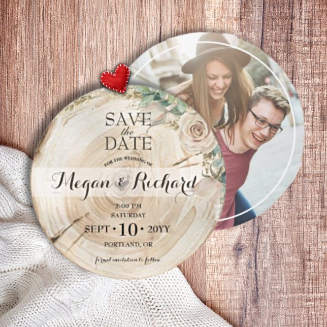 Digital Elegant Rustic Wood Greenery Invitation  (Creator Uploaded)